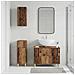 Set di armadietti da bagno in 3 pezzi ARNHEM Legno antico - Foto miniatura 7