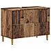 Set di armadietti da bagno in 3 pezzi ARNHEM Legno antico - Foto miniatura 9