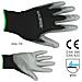 Guanti in poliuretano polsino in lattce colore Tg 10 - Foto miniatura 3