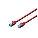 Cavo Rete Schermato F / Utp Cat. 5E - Mt. 0,25 - Colore Rosso - Foto miniatura 1
