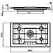 Piano Cottura 7603 032 a Gas 5 Fuochi Gas Colore Inox - Foto miniatura 2