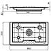 Piano Cottura 7603 032 a Gas 5 Fuochi Gas Colore Inox - Foto miniatura 6