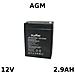 Batteria Piombo Agm 12v 2.9ah - Foto miniatura 1