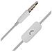 Cuffie Auricolari Kit Voce (telecomando + Microfono) - Bianchi - Foto miniatura 2