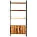 Libreria A 4 Livelli 80x30x180 Cm In Legno Di Mango Grezzo - Foto miniatura 3