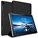 Custodia Per Tablet Compatibile Con Lenovo Tab P10 (10.1"" Zoll) In Nero Satin - Coperchio Protettiva Ultra Sottile Con Funzione Auto Wake Up E Stand - Foto miniatura 10