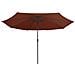 Ombrellone da Esterni con Palo in Metallo 390 cm Terracotta - Foto miniatura 2