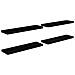 Scaffali A Parete 4 Pz Nero Lucido 90x23,5x3,8 Cm In Mdf - Foto miniatura 2