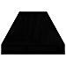 Scaffali A Parete 4 Pz Nero Lucido 90x23,5x3,8 Cm In Mdf - Foto miniatura 6