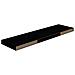 Scaffali A Parete 4 Pz Nero Lucido 90x23,5x3,8 Cm In Mdf - Foto miniatura 7