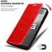 Custodia Compatibile Con Vivo Y70 In Rosso Mela - Coperchio Protettiva Con Chiusura Magnetica, Funzione Stand E Tasca Per Le Carte - Foto miniatura 6
