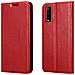 Custodia Compatibile Con Vivo Y70 In Rosso Mela - Coperchio Protettiva Con Chiusura Magnetica, Funzione Stand E Tasca Per Le Carte - Foto miniatura 8