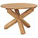Tavolo Da Pranzo Da Giardino 110x75 Cm Legno Massello Di Teak - Foto miniatura 1