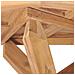 Tavolo Da Pranzo Da Giardino 110x75 Cm Legno Massello Di Teak - Foto miniatura 3