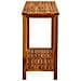 Tavolo Consolle Da Giardino 110x40x75cm Legno Massello Acacia - Foto miniatura 3