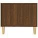 Tavolino Da Caff Rovere Marrone 102x50x40 Cm Legno Multistrato - Foto miniatura 2
