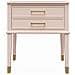 Westerleigh Tavolino Con 2 Cassetti In Mdf Rosa - Foto miniatura 2