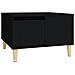 Tavolino Da Salotto Nero 55x55x36,5 Cm In Legno Multistrato - Foto miniatura 2