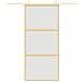 Porta Scorrevole Dorata 90x205 Vetro Smerigliato Esg Alluminio - Foto miniatura 3