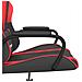 Sedia Da Gaming Massaggiante Rosso E Nero In Similpelle - Foto miniatura 7