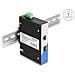 Convertitore multimediale industriale Gigabit da RJ45 a SFP per guida DIN - Foto miniatura 3