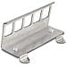 Supporto di metallo Keystone 5 porte per guida DIN - Foto miniatura 2