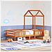 Giroletto Con Tetto Cera 90x200 Cm Legno Massello Pino - Foto miniatura 1