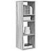 Libreria Grigio Sonoma 34x31x112 Cm In Legno Multistrato - Foto miniatura 1