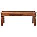 Tavolino Da Salotto 110x60x40 Cm In Legno Massello Di Acacia - Foto miniatura 2