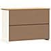 Credenza Cassetti VIGO 113x40x75 cm Legno Massello Pino Bianco - Foto miniatura 7