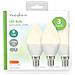 Confezione Da 3 Lampadine Led E14 4,9 W 470 Lm 2700 K A Forma Di Candela, Bianco - Foto miniatura 2