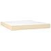 Letto a Molle con Materasso e LED Crema 160x200 cm in Tessuto - Foto miniatura 6