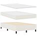 Letto con Box Spring e Materasso Crema 120x200 cm Tessuto in Corduroy - Foto miniatura 6