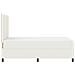 Letto con Box Spring e Materasso Crema 120x200 cm Tessuto in Corduroy - Foto miniatura 9