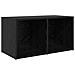 Set di mobili TV 8 pz Rovere Nero Legno ingegnerizzato - Foto miniatura 6