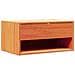 Comodino Cera marrone 50 x 32.5 x 24 cm Legno di pino massello - Foto miniatura 1