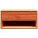 Comodino Cera marrone 50 x 32.5 x 24 cm Legno di pino massello - Foto miniatura 6