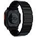 Cinturino In Titanio Per Apple Watch Ultra 1-3, Elegante E Resistente, Nero - Foto miniatura 3