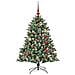 Albero di Natale artificiale con 150 LED Verde 120 cm - Foto miniatura 3