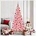 Albero di Natale con 300 LED con supporto Rosa 180 cm PVC - Foto miniatura 2
