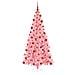 Albero di Natale con 300 LED con supporto Rosa 180 cm PVC - Foto miniatura 3