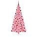 Albero di Natale con 300 LED con supporto Rosa 180 cm PVC - Foto miniatura 4