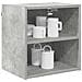 Armadio pensile Riga Grigio cemento 40 x 29,5 x 40 cm - Foto miniatura 3