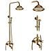 Miscelatore doccia, Blackswan, tipo M27.2, modello oro lucido, misura 20 cm - Foto miniatura 2
