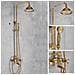 Miscelatore doccia, Blackswan, tipo M27.2, modello oro lucido, misura 20 cm - Foto miniatura 3