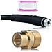Tubo Per Pulizia Fognature 20m - Compatibile Con Idropulitrici Kärcher, Kranzle | Filettatura M22, Pressione 160 Bar, Resistente E Flessibile - Foto miniatura 3
