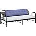 Cuscino per Schiena Blu jeans 180 x 19 x 50 cm Tessuto - Foto miniatura 3