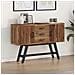 Supporto TV Naturale 110 x 30 x 75 cm Legno di teak solido - Foto miniatura 2