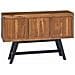 Supporto TV Naturale 110 x 30 x 75 cm Legno di teak solido - Foto miniatura 8