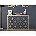 Consolle Star Marble In Ferro E Resina Effetto Marmo - 120 X 40 X H 80 Cm - Foto miniatura 7